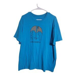 Patagonia Shirt Men L Blue Regular Fit Gorpcore Hiking Camping Fishing Outdoors